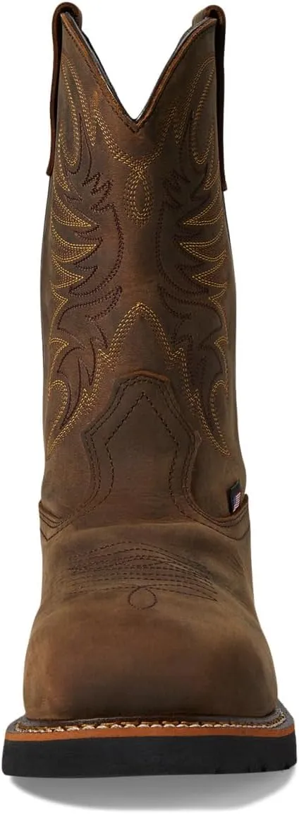 Thorogood Men's Western Work 11" Waterproof Square Toe Western Boot