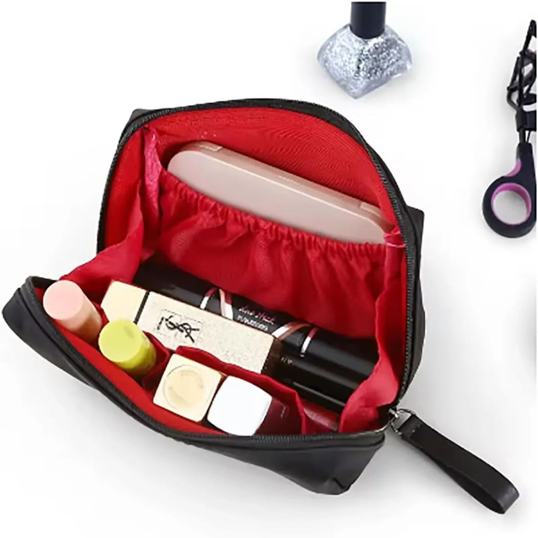 Tidynook Makeup Bag Small, Mini Lipstick Makeup Bag Portable Simple Waterproof Hand Travel Makeup Pouch for Women (Green)