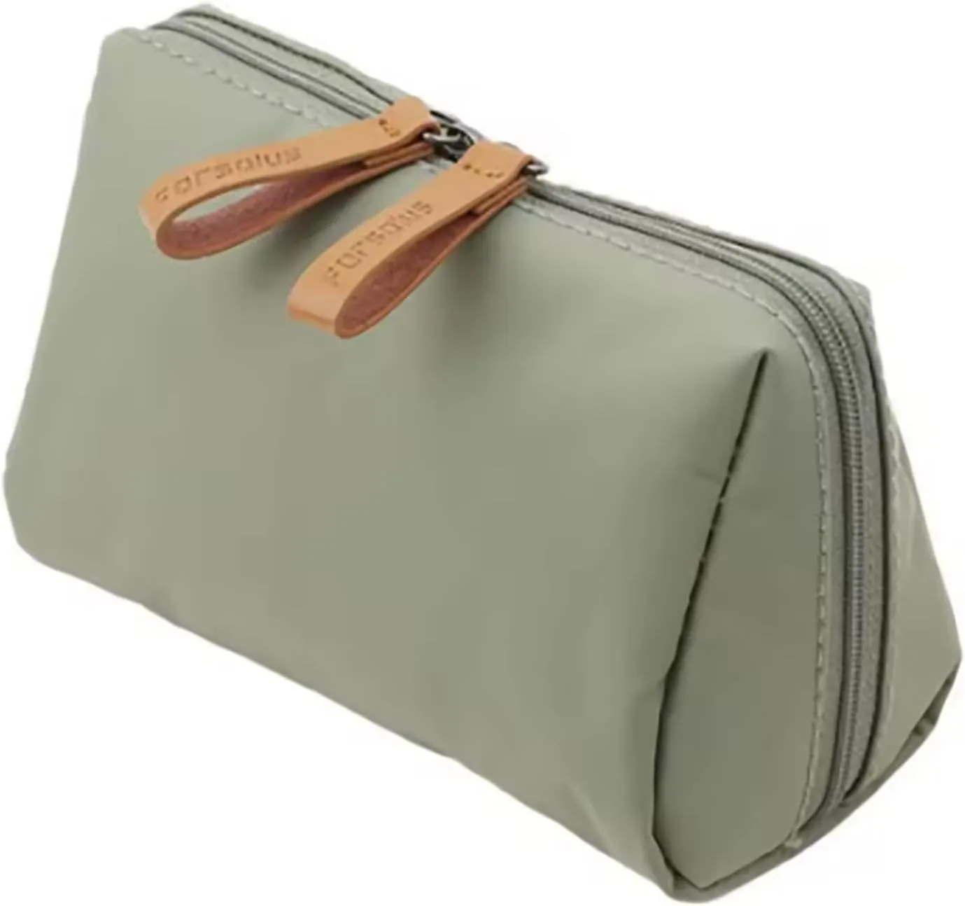 Tidynook Makeup Bag Small, Mini Lipstick Makeup Bag Portable Simple Waterproof Hand Travel Makeup Pouch for Women (Green)