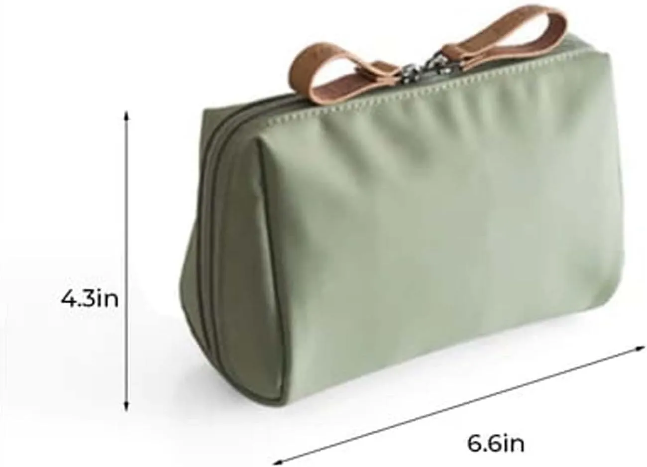 Tidynook Makeup Bag Small, Tidynook Lipstick Makeup Bag Mini, Tidynook Cosmetic Bag for Purse, Travel Portable Mini Makeup Pouch Storage Bag, Small Makeup Bag with Compartments-C