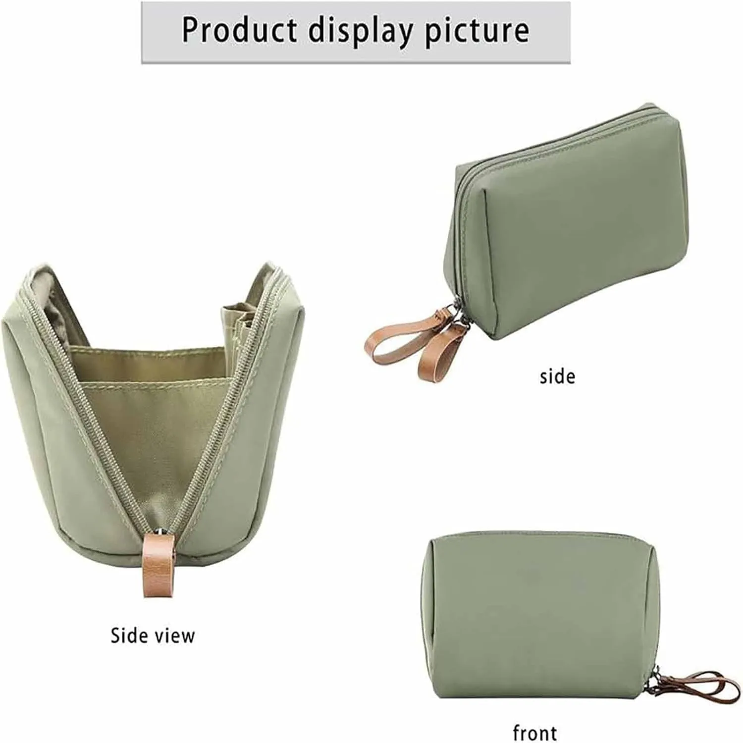 Tidynook Makeup Bag Small,Tidynook Lipstick Makeup Bag Mini,Tidynook Makeup Pouch,Portable Simple Waterproof Hand Travel Makeup Pouch for Women (blue)