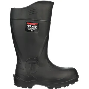 Tingley Flite 27251 Safety Toe Knee Boot with Cleated Outsole, Mens 15, Black