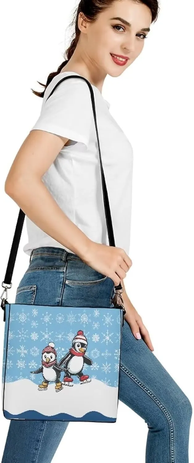 Tote Bag for Women Travel Hobo Bags Waterproof Bucket Bag PU Leather Crossbody Purse Shopper Shoulder Handbag