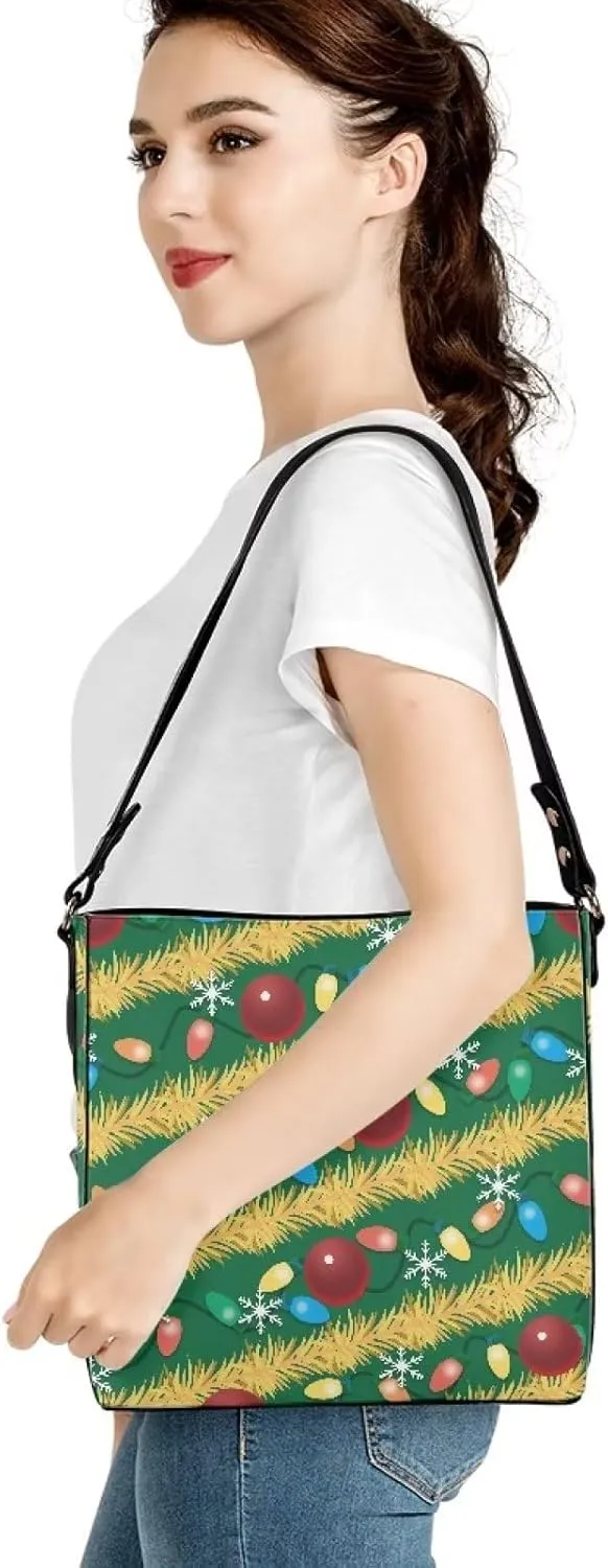 Tote Bag for Women Travel Hobo Bags Waterproof Bucket Bag PU Leather Crossbody Purse Shopper Shoulder Handbag