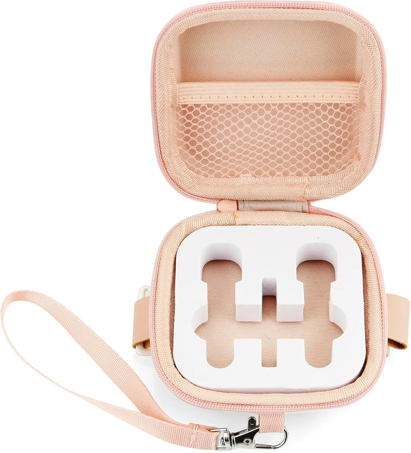 Wireless Lavalier Microphone Case Mini Mic Case for Wireless lavalier microphones Wireless Microphones Mini Tiny Mic Lapel Clip Microphones (PINK)