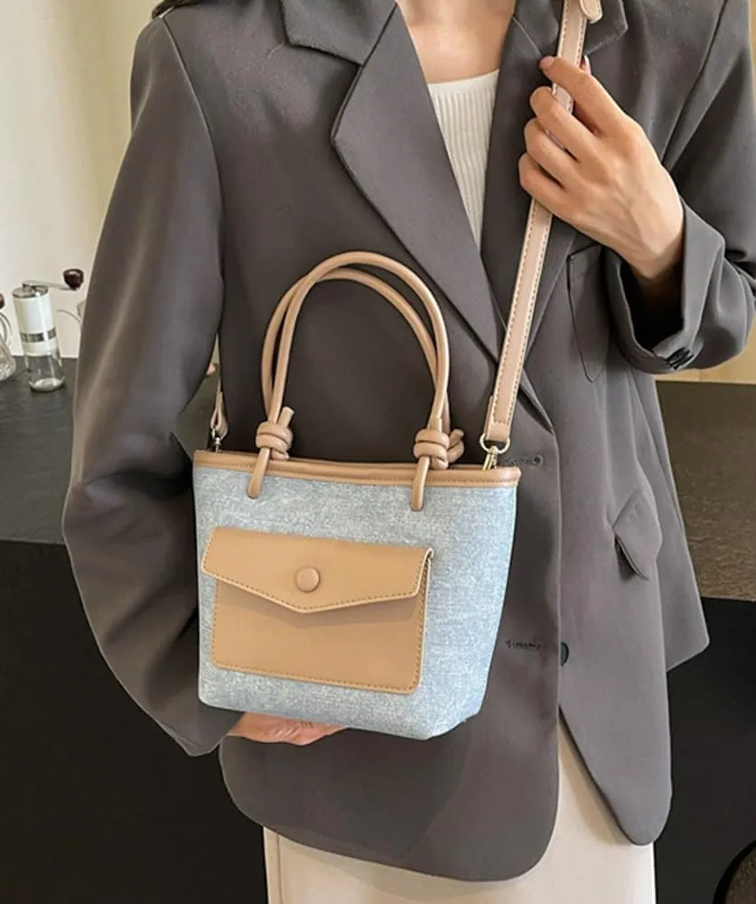 Women PU Leather Tote Bag Bucket Purse Fashion Shoulder Crossbody Bag Large Hobo Handbag