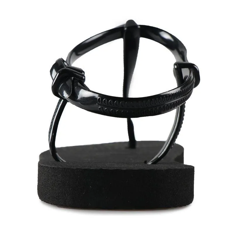 Women Sandals T Stripe Flat Sandals female Gladiator Sandals