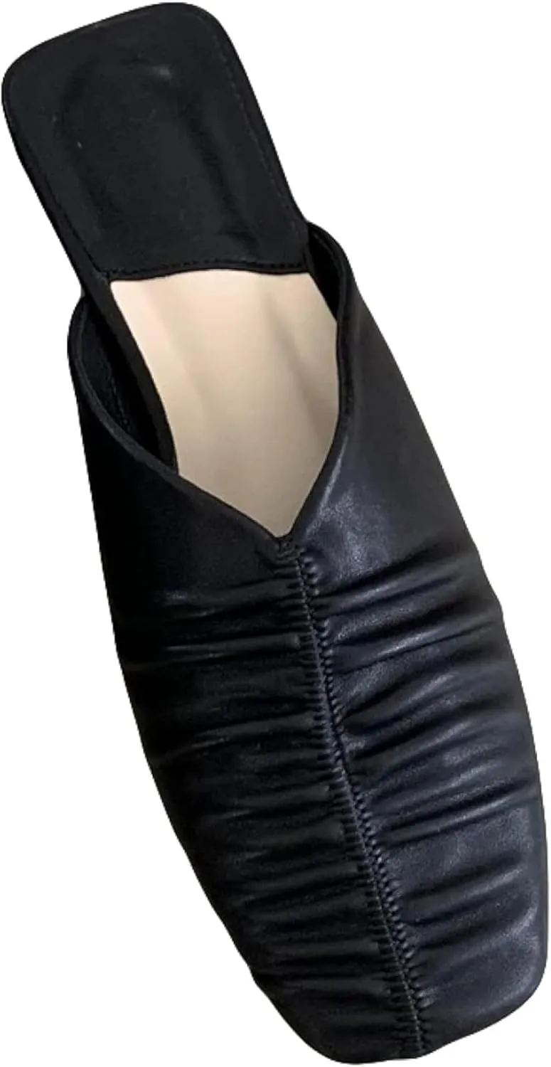 Women's Closed Toe Skate Sandals, Block Heel Skate Shoes, Date Casual Shoes
