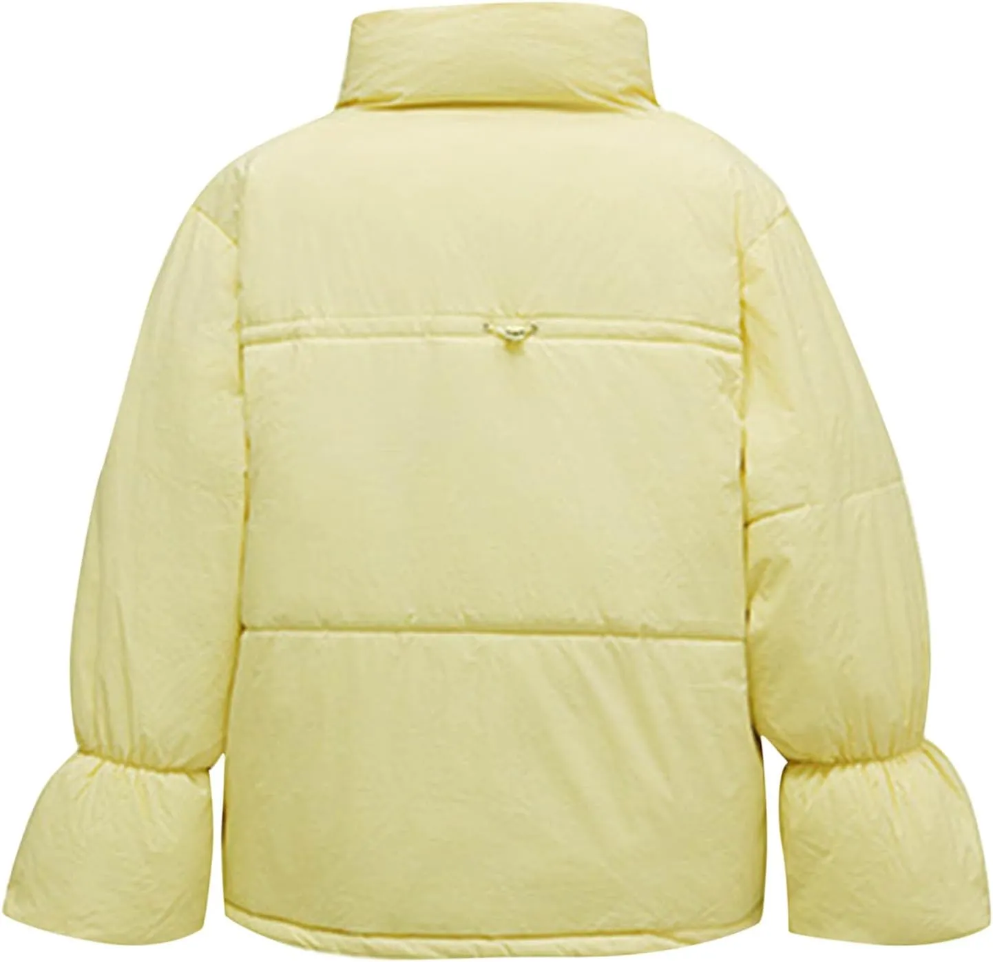 Women's Fashion Puffer Jackets Dressy Casual Stand Collar Bubble Coats Cardigan Teen Girls Baggy Quilted Down Jackets