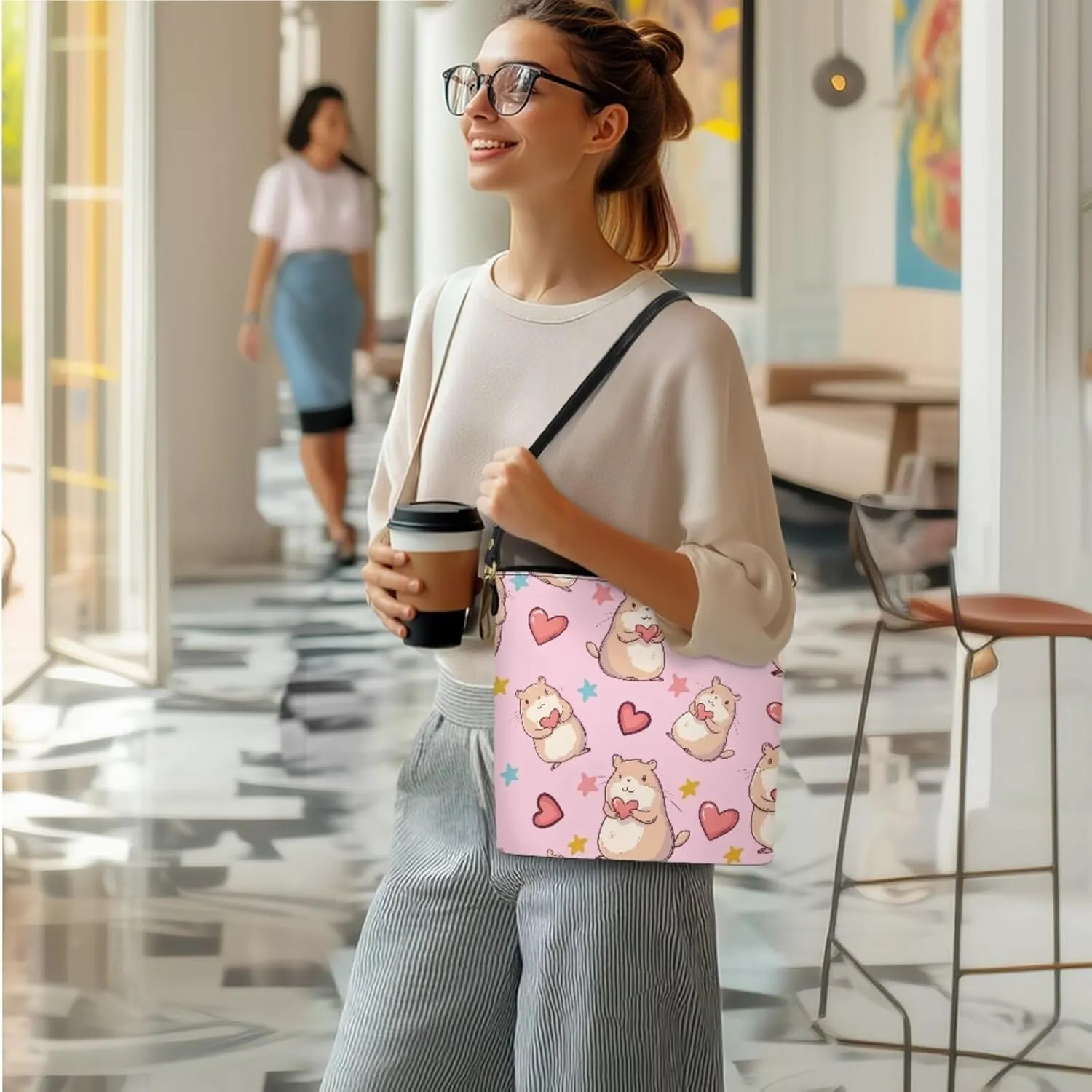Women's Tote Bag Cross Body Purse and Matching Wallet 3 Piece Handbags Set PU Leather Hobo Bags for Women