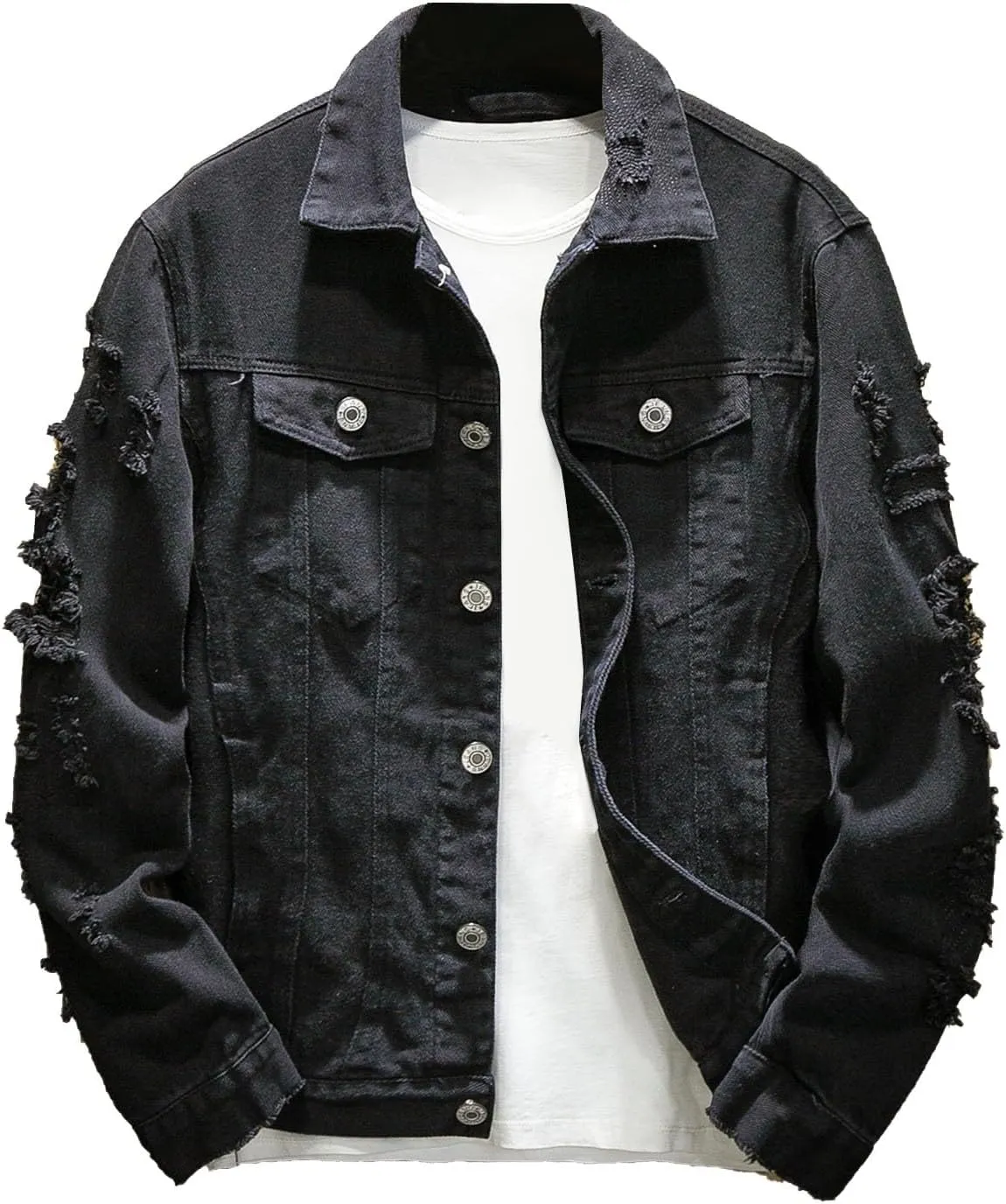 ZYXTIM Men's Journeyman Shirt Jacket Relaxed Fit Button Down Lightweight Casual Utility Jacket Outwear Cargo Jackets Coat